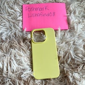 Yellow 14 pro case